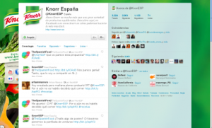 Twitter de Knorr España