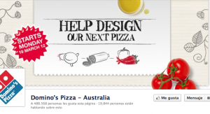 Domino´s Pizza Facebook Fan Page