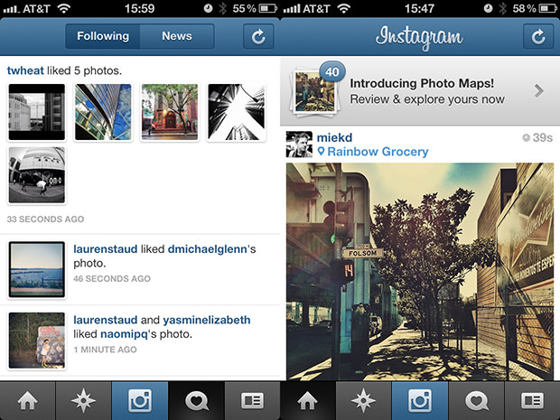 Instagram Fotos Geo Tagging